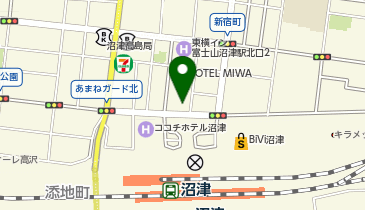 マクドナルド 沼津駅北口店の地図画像