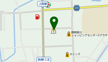 マクドナルド 掛川Sプラザ店の地図画像