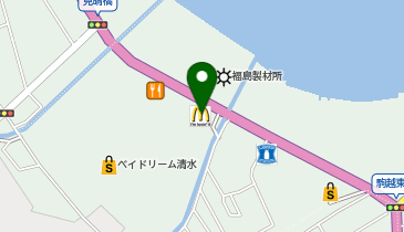 マクドナルド 清水ベイドリーム店の地図画像