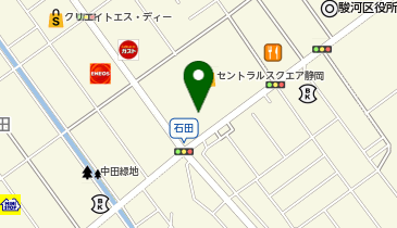 マクドナルド セントラルスクエア静岡店の地図画像