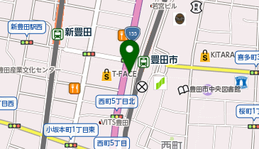 マクドナルド 豊田市駅前店の地図画像