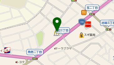 マクドナルド 155知立店の地図画像