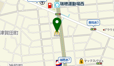 マクドナルド 瑞穂通店の地図画像