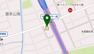 マクドナルド 大森インター南店の地図画像