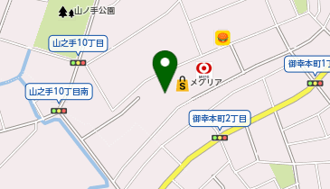 マクドナルド メグリア本店の地図画像