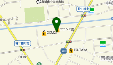 マクドナルド 汐田橋ヤマナカ店の地図画像