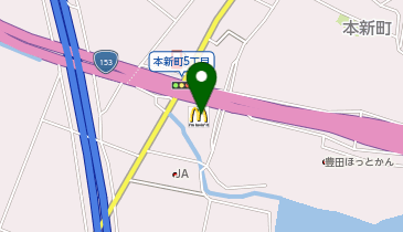 マクドナルド 153本新町店の地図画像