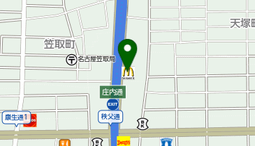 マクドナルド 庄内通ミユキモール店の地図画像