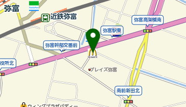 マクドナルド 1号線弥富店の地図画像