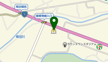 マクドナルド 1号線大岩町店の地図画像