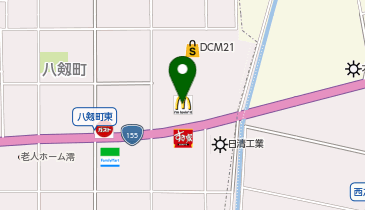 マクドナルド 八剱ピアゴ店の地図画像