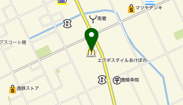 マクドナルド 豊橋曙町店の地図画像