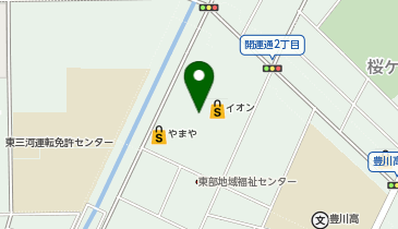 マクドナルド イオン豊川開運通店の地図画像
