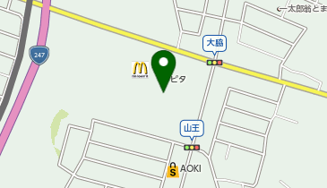 マクドナルド 東海荒尾アピタ店の地図画像