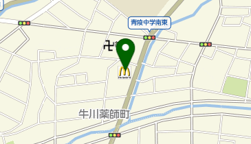 マクドナルド 豊橋牛川店の地図画像