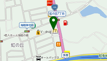 マクドナルド 155常滑店の地図画像