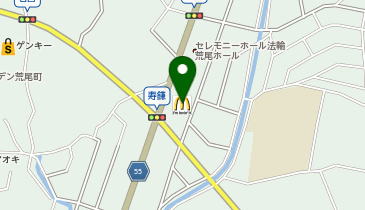 マクドナルド 東海渡内店の地図画像