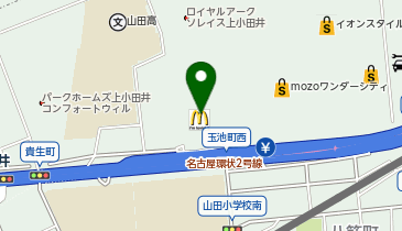マクドナルド mozoワンダーシティ店の地図画像