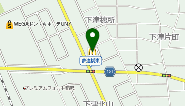 マクドナルド 稲沢下津店の地図画像