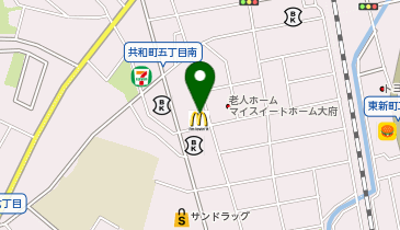 マクドナルド 大府共和店の地図画像