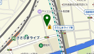 マクドナルド ささしまマーケットスクエア店の地図画像