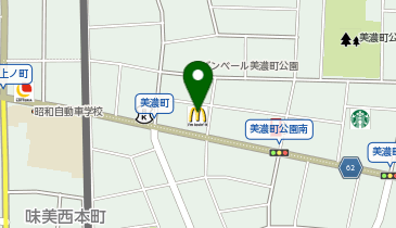 マクドナルド 春日井美濃町店の地図画像