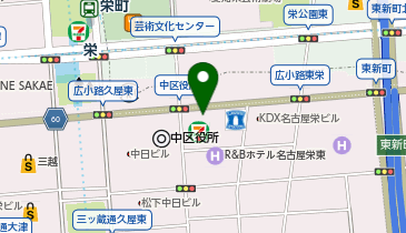 マクドナルド 栄広小路店の地図画像