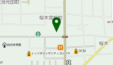マクドナルド 稲沢桜木店の地図画像