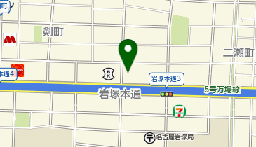 マクドナルド 岩塚本通店の地図画像
