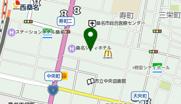 マクドナルド 桑名アピタ店の地図画像