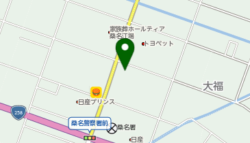 マクドナルド 桑名並木通り店の地図画像