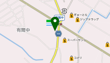 マクドナルド サニーロード明和店の地図画像