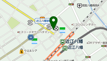 マクドナルド 近江八幡店の地図画像