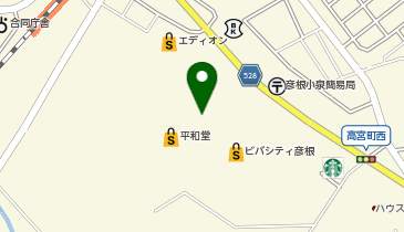 マクドナルド 彦根ビバシティ店の地図画像