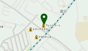 マクドナルド 追分フレンドマート店の地図画像