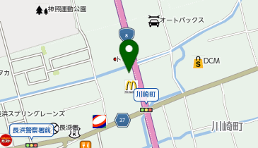 マクドナルド 長浜店の地図画像