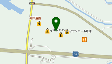 マクドナルド イオンモール草津店の地図画像