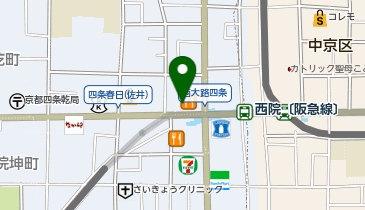 マクドナルド 西院駅前店の地図画像