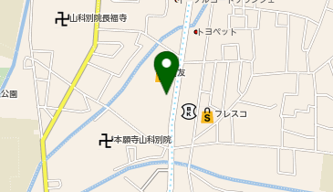 マクドナルド 山科西友店の地図画像