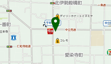 マクドナルド 千本中立売店の地図画像