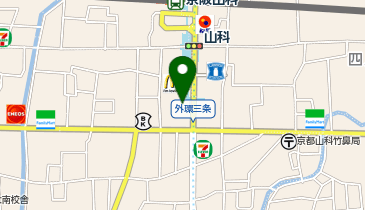 マクドナルド 山科ラクト店の地図画像