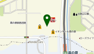 マクドナルド イオンモール高の原店の地図画像