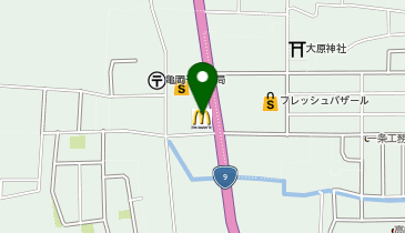 マクドナルド 9号線千代川店の地図画像