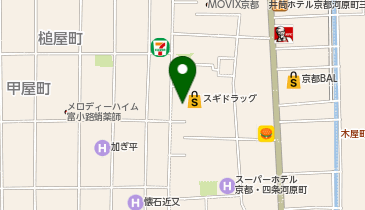 マクドナルド 新京極通り店の地図画像