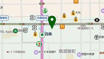 マクドナルド 四条烏丸店の地図画像