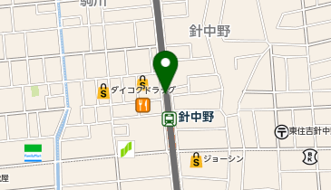 マクドナルド 針中野店の地図画像