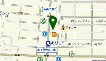 マクドナルド あびこ店の地図画像