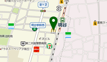 マクドナルド 桃谷店の地図画像