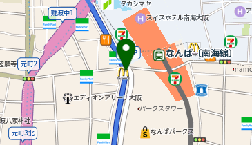 マクドナルド なんばパークス前店の地図画像