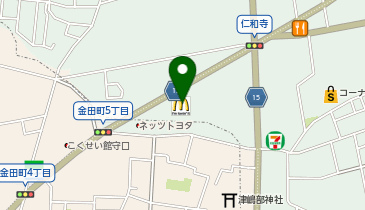 マクドナルド 仁和寺店の地図画像